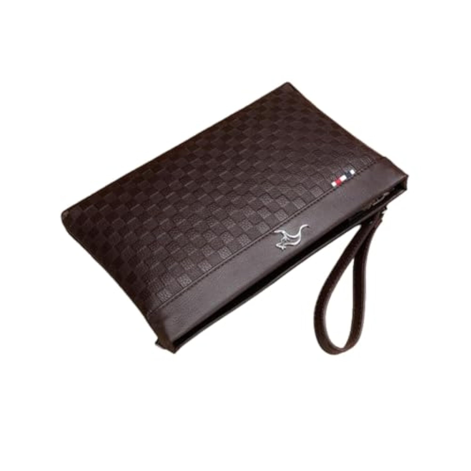 Men's Business Clutch Bag for Meetings, Brown